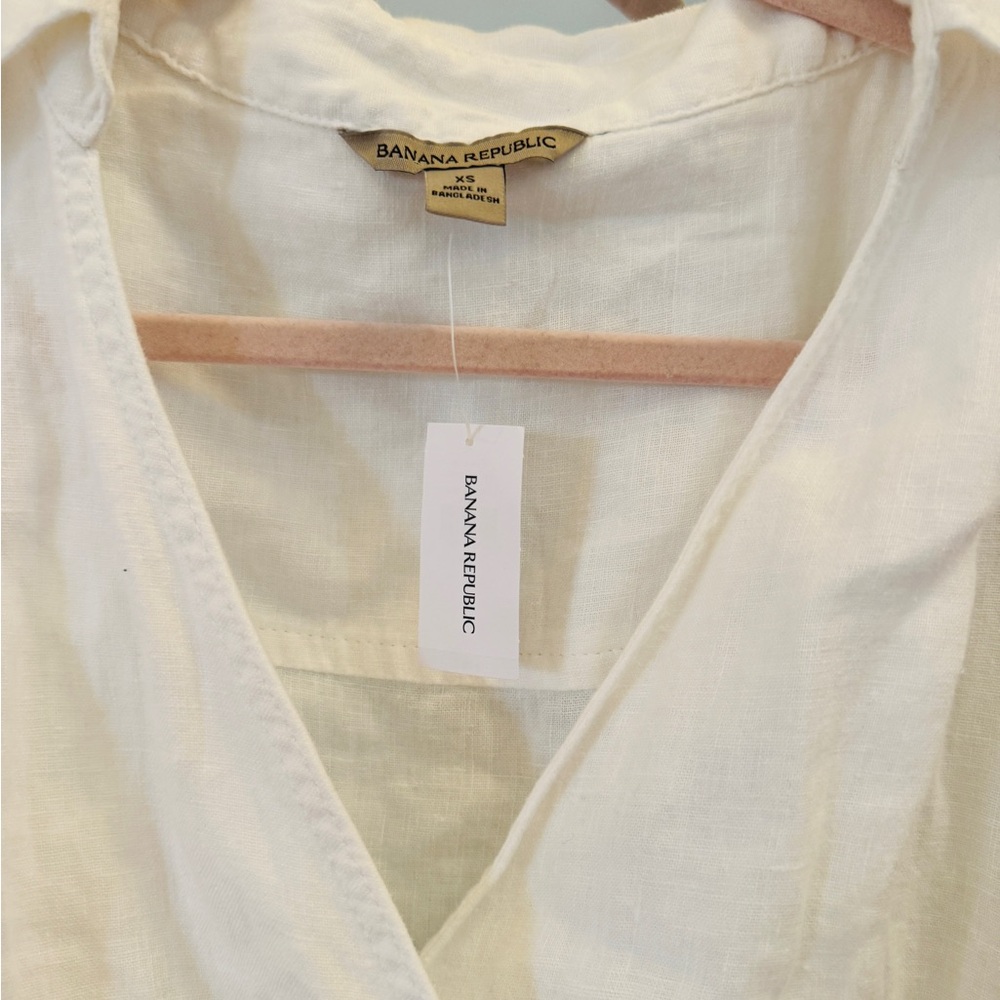 Banana Republic White Midi Dress - Picture 5 of 6